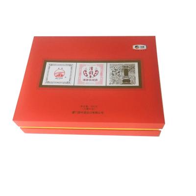 China Magnetic Closure 250gsm Paper Gift Box Packaging Mooncake Box With Insert for sale