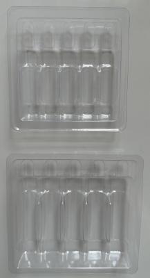Cina Confezionamento del vassoio per le fiale di polietilene tereftalato PET all'ingrosso 1ml 2ml 5ml 10ml Confezionamento del vassoio per le fiale di iniezione d'acqua in vendita