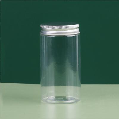 China Wholesale Food Grade 30ml 40ml 50ml 60ml 80ml 100ml 120ml 150ml Food Grade Clear PET Plastic Jar With Aluminum Plastic Screw Lid for sale
