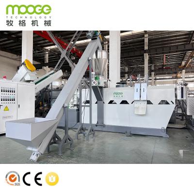 China Pp Hdpe Rigid Flakes Granulators Pe Plastic Pelletizing Machine for sale