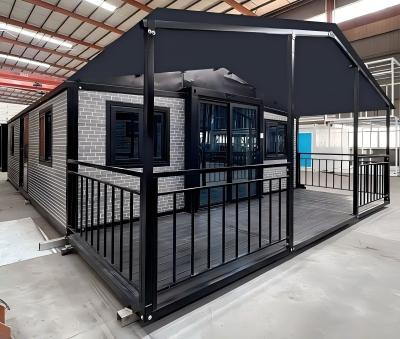 China Aanpasbaar uitbreidbaar containerhuis met EPS sandwichpaneel Muur 56 vierkante meter vloeroppervlakte Te koop