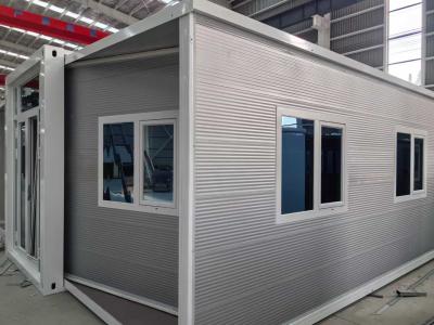 China Isolatie van polyurethaanfoom en schuifvenster van aluminiumlegering in uitbreidbaar containerhuis voor tijdelijke of permanente huisvesting Te koop