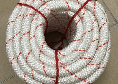 China 6mm schnüren 12mm umsponnenes Polypropylen-Seil 100ft für das kampierende Klettern zu verkaufen