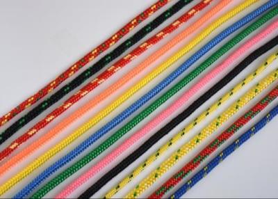 China 3mm 2mm flochten Nylonbuntes umsponnenes Seil der schnur-48strands für Dekoration zu verkaufen
