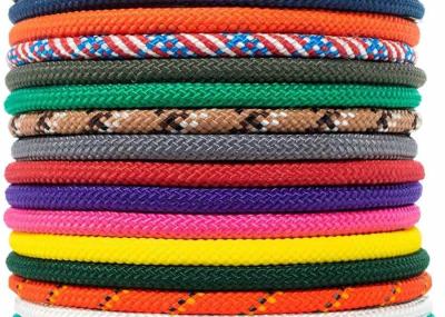 China Polyborten-Polyester-Seil-kundenspezifisches Klettern-Sicherheits-Seil der faser-14mm doppeltes zu verkaufen