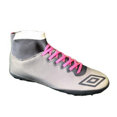 China Wholesale Customized Football Boots High Top Lace Up Weshine Mid Cut PU Soccer Shoes for sale