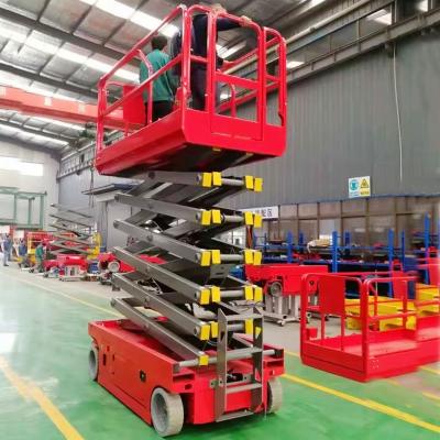 China 10m 12m Self Propelled Hydraulic Scissor Lift Warehouse Lift Platform for sale