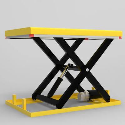 China Electric Hydraulic Stationary Scissor Lift 2 - 4 Ton Small Lifting Table for sale