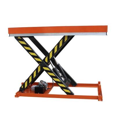 China 1T 2T 4T Hydraulic Stationary Scissor Lift Table Fixed Electric Lifting Platform for sale
