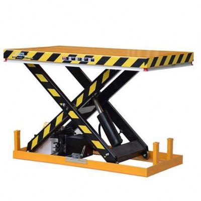 China 2 Ton Electric Stationary Scissor Lift Table Hydraulic Lift Platform for sale