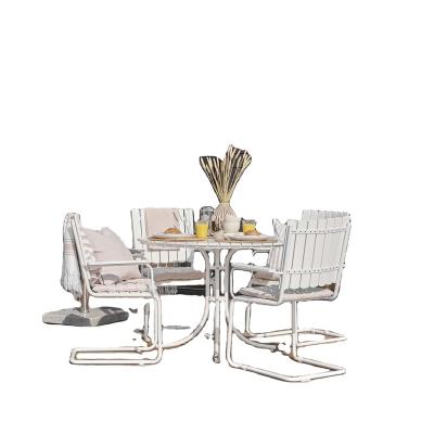 China Weather Outdoor Furniture Outdoor Garden table and chairs set reasonable price garden chairs garden furniture for sale