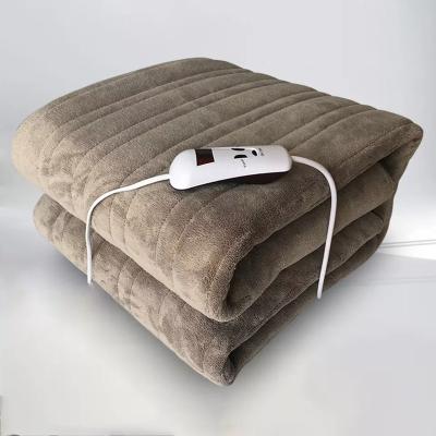 China Bed 220v High Power Coral Fleece Super Comfortable Flannel Folded Electric Blanket Heating Blanket For Home Office for sale