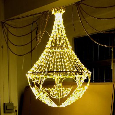 China 3D PATTERN LIGHT Lights Outdoor Christmas Party Snowflake Luminous Fairy Led Lamp Anti Power Item Decorative Style for sale