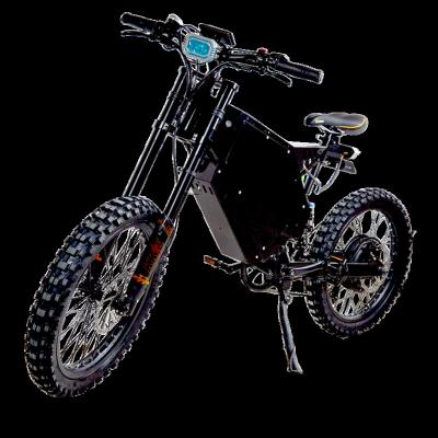 China Steel 90 MPH 12000w High Speed Top Electric Dirt Bike 140kmh With 72v 45 Ah Battery for sale