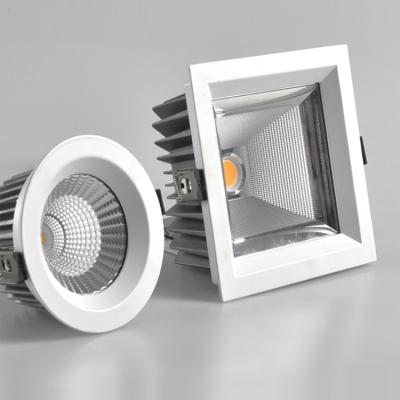 China 15W 20W Dimmable Outdoor Cheap Ceiling Recessed COB Waterproof LED IP65 Downlight 15W 20W Dimmable Square Housing for sale