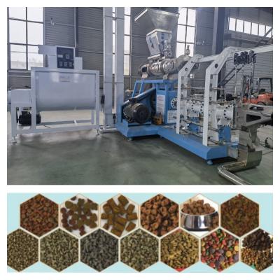 China 1-12 mm roestvrijstalen drijvende visvoerproductielijn Hoofdmotorvermogen 5,5-132 kW Te koop