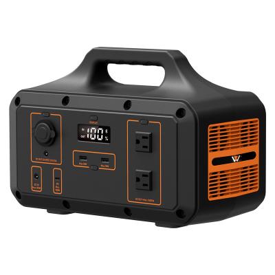 China Portable Outdoor Power Station 1000W Lithium Battery Wireless Charging Mini Generator Emergency Supply For Outdoor Camping Hiking Traveling for sale