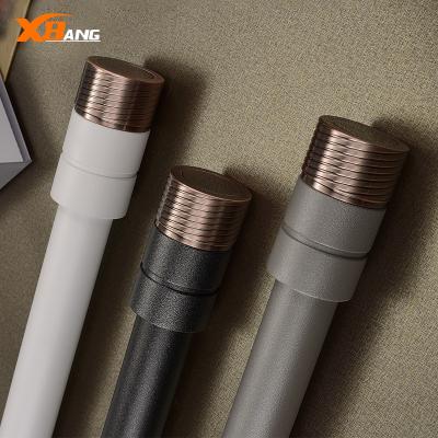 China Contemporary Factory Supply Aluminum curtain rods round tube series adjustable curtain accessories curtain pole for sale
