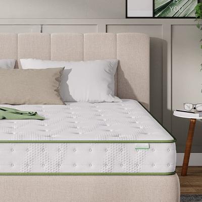 China Removable Cover Wholesale Mattress Rolled Factory Mattress OEM ODM Customized Cheap Pocket King size Spring Mattress For Bedroom for sale