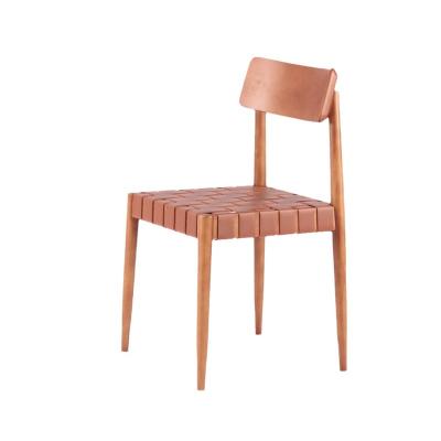 China Adjustable (other) Original Design Dining Room Furniture Modern PP Plastic Stackable Chair with Wooden Legs Home Furniture for sale