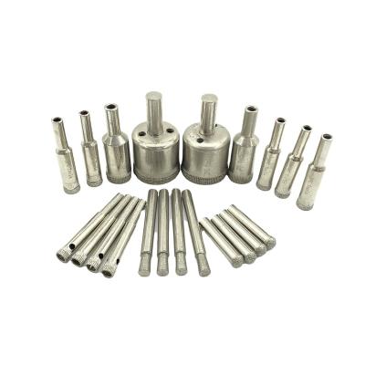 China Marble Granite Ceramic Glass Drilling Hand Power Tools Ceramic Taper Thread Glass Tapered Nail Brazed Gemstone Diamond Drill Bit for sale