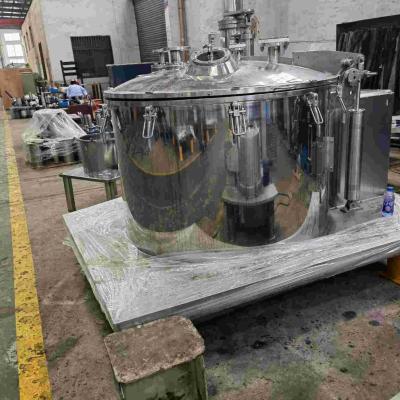 China Chemische Verwerking Vier Punt Hoogste Lossing centrifugeert 400L-Mand centrifugeert Te koop