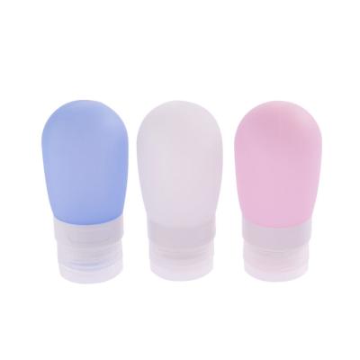 China 2021 Hot Selling Food Grade Silicone +PP, Easy To Clean Silicone Travel Bottles, Food Grade BPA Free 38ml Travel Bottle For Kids for sale