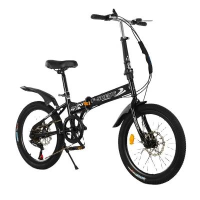China Factory Wholesale 21 Speed Mountain Bike Folding Shock Frame Full Folding Mountain Bike for sale