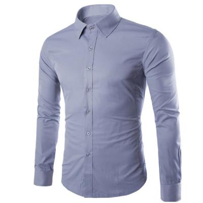 China China Manufacturer Low Price Breathable Men Fashion Various Sizes Simple Long Shirt for sale