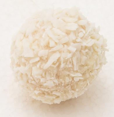 China Wholesale Bulk White Box Factory Confectionery Coconut Chocolate BALL for sale