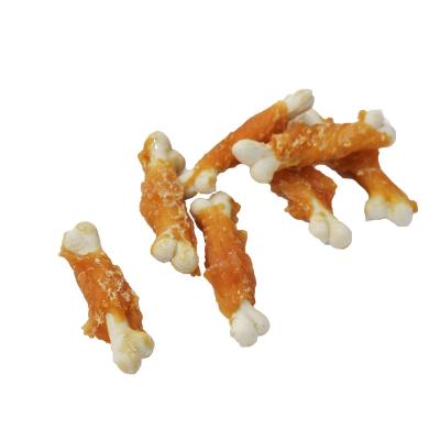 China Sustainable Rawhide Knotted Bone Dog Chews Bone Material Pet Feature Wholesale Packaging Natural Organic Dog Food for sale