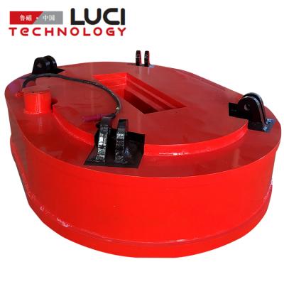 China Building material shops hot sale steel scraps lifting electromagnetic lifter diameter is 1000 mm for sale
