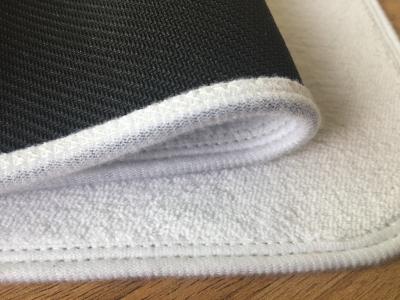 China Blank Coral Velvet Printing 100% Eco - friendly Anti -slip Floor Natural Rubber Door Mat for sale