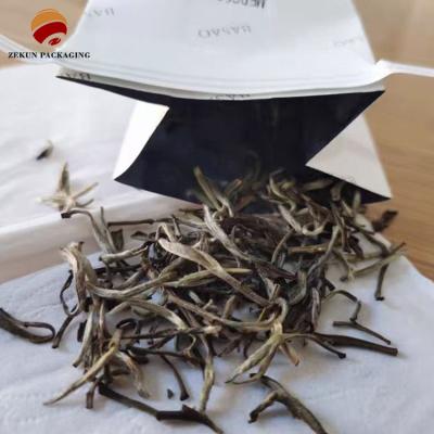 China Customized Tea Packaging Bag CMYK Gravure Printed Moisture Proof And Dustproof Aluminum Foil Pouch for sale