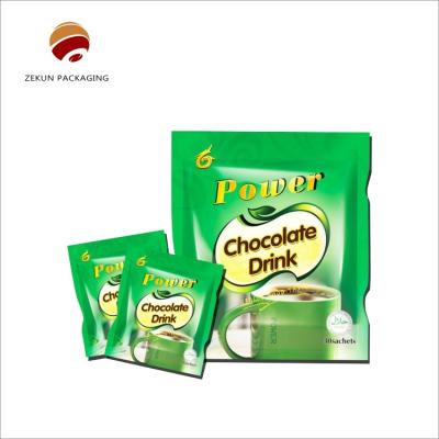 China Saco de embalagem de lanches personalizado CMYK / PANTON 10 cores Folha de alumínio PET/AL/PE Matt ou acabamento brilhante Gravura impressa à venda