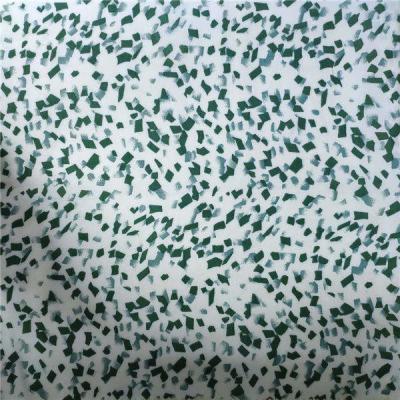 Κίνα Πράσινο και άσπρο Floral ύφασμα φυσικό Drape τεχνητής μέταξας τυπωμένων υλών και αφή μαλακή προς πώληση