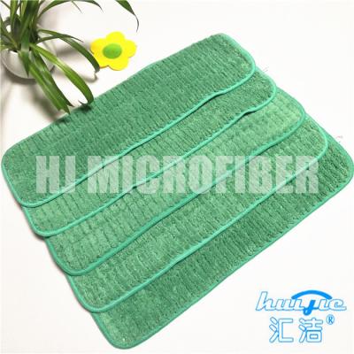 Κίνα Πράσινο ύφασμα δεράτων κοραλλιών Microfiber χρώματος με τα πράσινα νάυλον σκληρά Mop ξαναγεμισμάτων καλωδίων επίπεδα για τον εγχώριο καθαρισμό προς πώληση