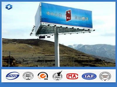 China Anti-Rost Galvanisierte Werbung Trivision Billboard Straße Stahlstange zu verkaufen
