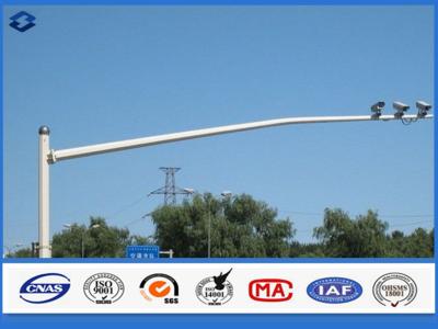 China Verkehrszeichen-Polen Straße Monirtoing achteckiger verbundene kundengebundene Höhe Flansch zu verkaufen