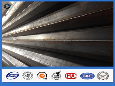 China 9m 10m 11m Q345 Polygonal Hot Dip Galvanized Metal Steel Pole for sale