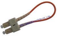 China Fiber Optical Patch Cord SC / UPC Loopback Tester Cables Low Insertion Loss OEM for sale