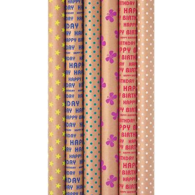 China paper & Cardboard Craft Wholesale Kraft Paper Gift Roll Wholesale Kraft Paper For Customize for sale