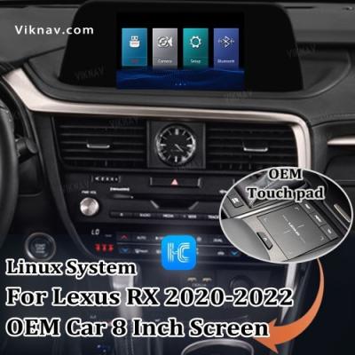 Chine Viknav Fit pour voiture d'origine Écran 8 pouces Système Linux pour Lexus RX 2020 2021 2022 sans fil Apple CarPlay Android Auto à vendre