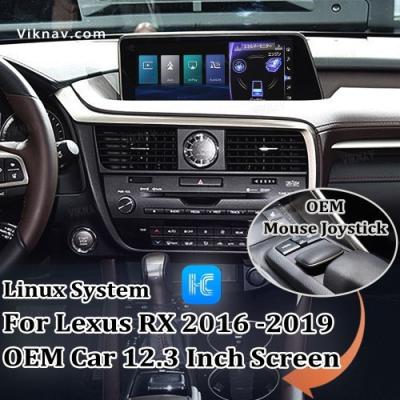 Chine Viknav Fit pour voiture d'origine Écran 12,3 pouces Système Linux pour Lexus RX 2016 2017 2018 2019 Apple CarPlay sans fil à vendre