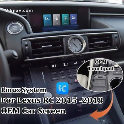 Chine Viknav Fit pour l'écran d'origine de la voiture Système Linux pour Lexus RC 2015 2016 2017 2018 sans fil Apple CarPlay Android Auto à vendre