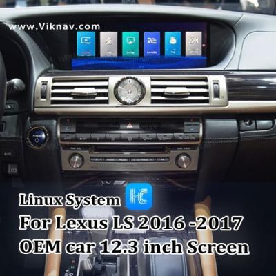 Chine Viknav adapté pour voiture d'origine Écran 12,3 pouces Système Linux pour Lexus LS 2016 2017 sans fil Apple CarPlay Android Auto à vendre