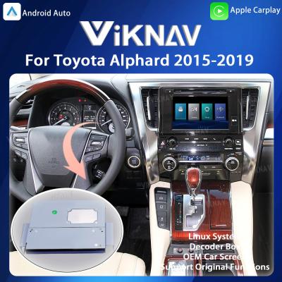 China Viknav Linux System For Toyota Alphard 2015-2019 Decoder Box Wireless Apple CarPlay Android Auto for sale