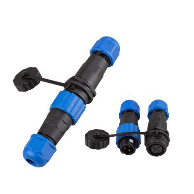 China Ip68 Strip Low Voltage Wire Electrical Cable Power Led Docking Plug 3 Male Female Pin Waterproof Connector for sale
