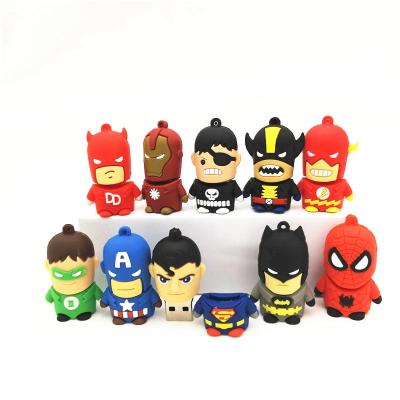 China Fast Speed Data Saving 2021 New Cartoon Gift Custom 3D Rubber Model 8Gb Usb Flash Drive for sale