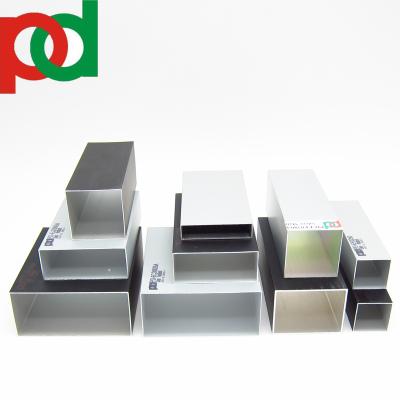 China 6063 T5 Aluminum Tubing Hollow Rectangular Aluminium Square Tube Aluminium Angle for sale